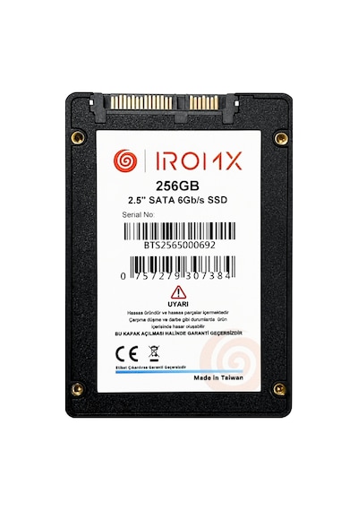 Iromx Ir256gs3 256 Gb 540-460mb/s Sata 2.5 İnch Ssd Harddisk
