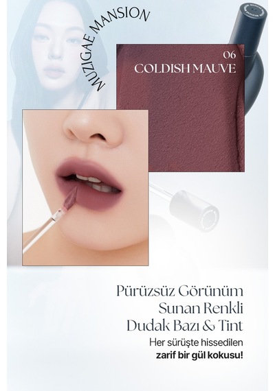 Muzıgae Mansıon Tie Up Cover Tint 06 Coldish Mauve 06 Coldish Mauve