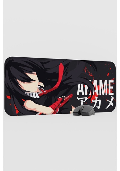 Akame Ga Kill Anime V5 - 70x30 Xl Gaming Kauçuk Kaymaz Taban Mouse Pad Fare Altlığı