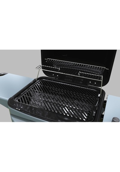 Aygaz X150 Klasik Gazlı Barbekü - 2 Brülörlü Ayaklı Bahçe Mangalı, Termometreli Kapak, Sarı Sarı