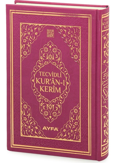 Tecvidli Kuranı Kerim - Termo Deri - Orta Boy - Fuşya Renkli - Ayfa Yayınevi - Bilgisayar Hatlı