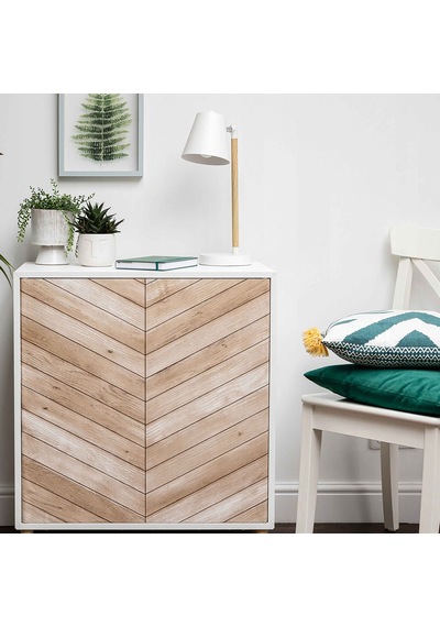 D-c-fix 276-8200 Kahverengi Zigzag Ahşap Desen Yapışkanlı Folyo 67 Cm X 2 Mt 45 X 100cm