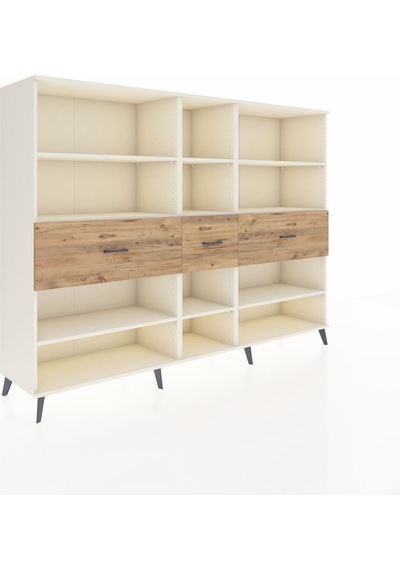 Hyperion Dolap 9 Raflı 3 Çekmeceli 220x44x163 Aytaşı-aytaşı/çam Aytası/atlas Çam - Aytası Hyperion Dolap 9 Raflı 3 Çekmeceli 220x44x163 Aytaşı-aytaşı/çam Aytası/atlas Çam - Aytası