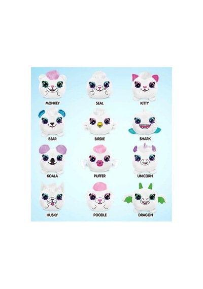 Airbrush Plush Peluş Sürpriz Mini Kit Çok Renkli