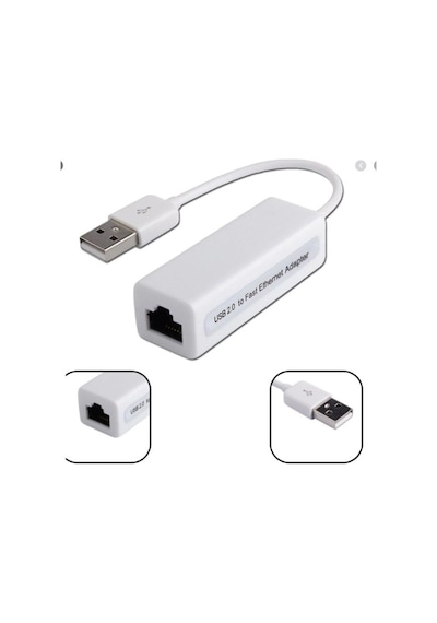 USB To Ethernet Kartı Kablolu Ethernet Çevirici Dönüştürücü