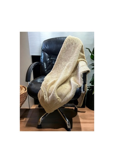 Zp Toscana 800 Gr, I Thal Bej Krem Peluş Kumaş 100x150cm Rabbt Tekstil Ev Tekstili Bej Bej