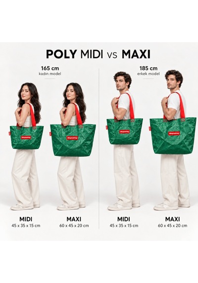 Baghashtag Poly Maxi Yeşil Çanta