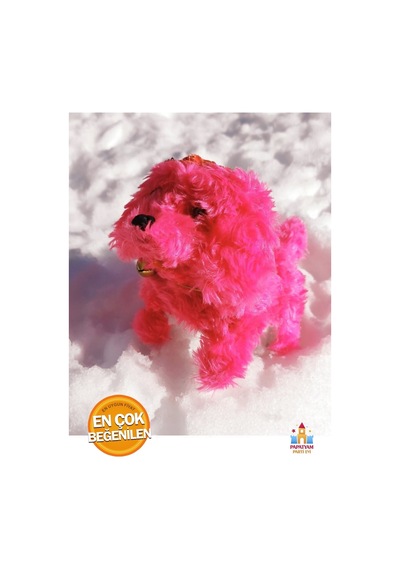 Peluş Köpek Oyuncak: Pembe Yürüyen Ve Havlayan Sevimli Tasarım - Çocuklar İçin Eğlenceli Bir Arkadaş Pembe