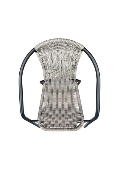 Tokyo Gri Rattan Sandalye Çok Renkli