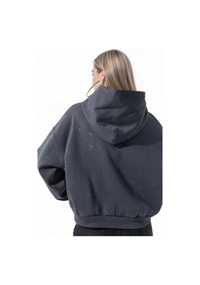 Hiccup Busem Kadın Pamuk Karışımlı Sweatshirt Gri