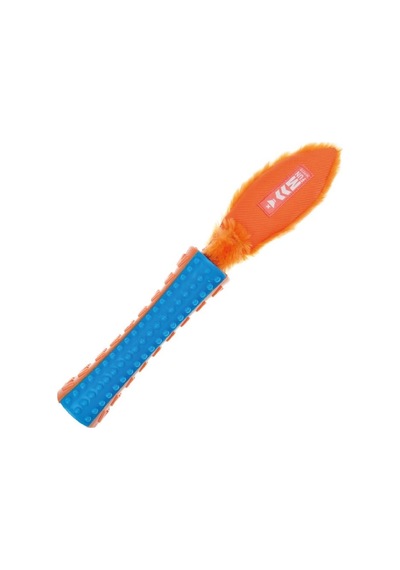 M-pets Funsty Sesli Kauçuk Köpek Oyuncağı Turuncu/mavi 40 Cm