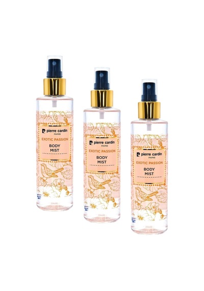 Exotic Passion Ferahlatıcı Vücut Spreyi, 200 Ml 3 Paketi
