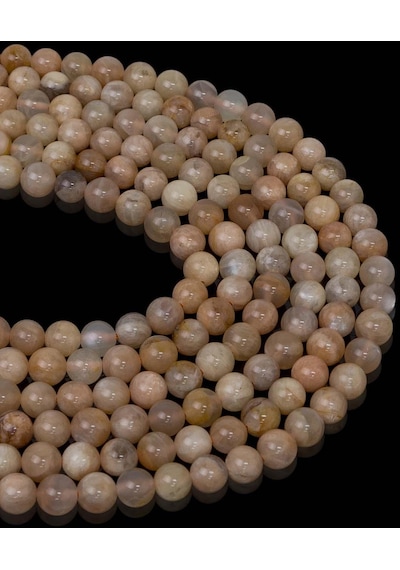 6 Mm Güneş Taşı Dizi Sarı