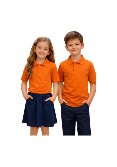 Erdem Kıds Unisex Kız Erkek Çocuk Polo Yaka Pamuklu Kısa Kol Oranj-turuncu-orange Günlük Basic Okul Tişört Orange Orange Erdem Kıds Unisex Kız Erkek Çocuk Polo Yaka Pamuklu Kısa Kol Oranj-turuncu-orange Günlük Basic Okul Tişört Orange Orange