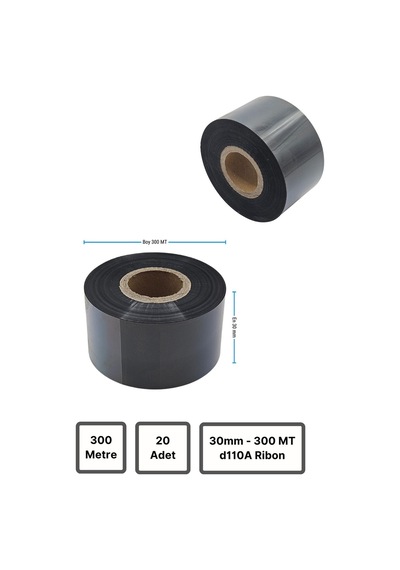 D110a Ribon 20 Adet Rulo 30 Mm X 300 Mt 1