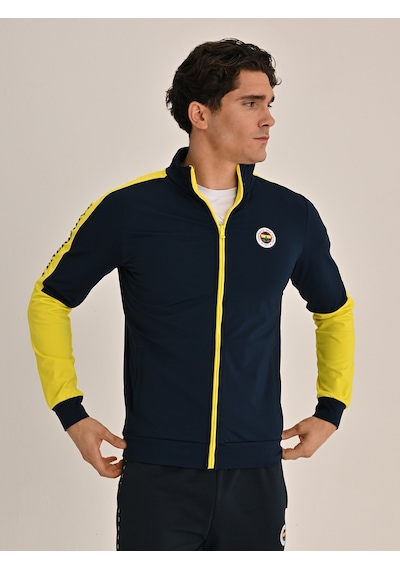 Fenerium Erkek Trıbun Fb Sarı Lacivert Sweat Fb Laci Yeni