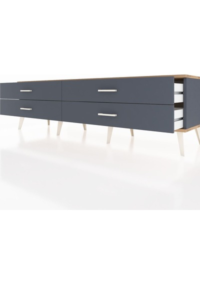 Hyperion Tv Ünitesi 4 Çekmeceli 176x44x51 Antrasit-çam/antrasit Atlas Çam/antrasıt Hyperion Tv Ünitesi 4 Çekmeceli 176x44x51 Antrasit-çam/antrasit Atlas Çam/antrasıt