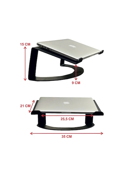 Apple Uyumlu MacBook iPad Standı Notebook Laptop Stand Yükseltici Metal Tutucu