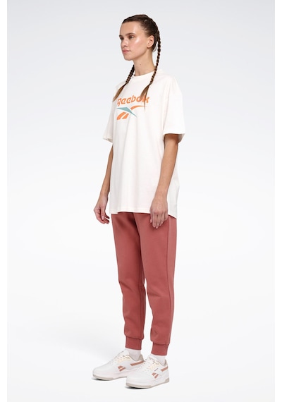Reebok New Id Ovrs Tee Ekru Kadın Kısa Kol T-shirt Bej