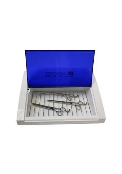 Groom-x Uv-c Ozon Etkili Pet Kuaför Makas Tarak Ve Tıraş Aleti Sterilizatör Cihazı