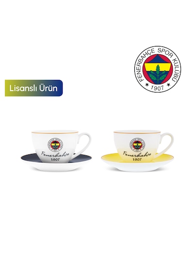 Karaca X Fenerbahçe Lisanslı 2 Kişilik Çay Fincan Takımı 220 Ml Lacivert