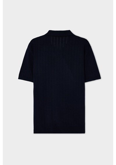 D'S Damat Ds Damat Regular Fit Lacivert Yazlık Rayon Triko T-shirt 6hf06ort10005 Çok Renkli