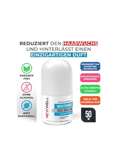 New Well Ter Önleyici Beyazlatıcı Roll-on 50 Ml, T995