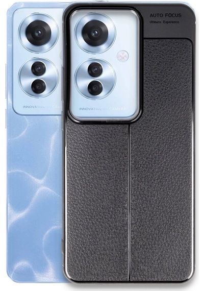 Oppo Reno 11f Kılıf Auto Focus Kapak Siyah