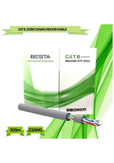 Besta Cat06 Besta 23awg Cat6 305m Kablo