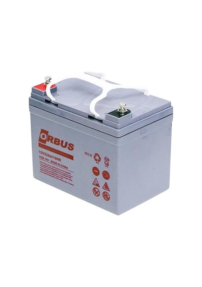 12 Volt 33 Ah Jel Tip Engelli Araç Aküsü 126x194x170mm