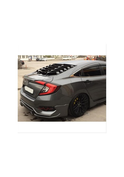 Honda Civic Fc5 Uyumlu Arka Cam Kaplama Cam Vizörü 2016-20
