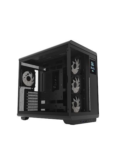Hc710 850w 80+ Bronze Argb Akvaryum Atx Mid Tower Siyah Gaming Kasa