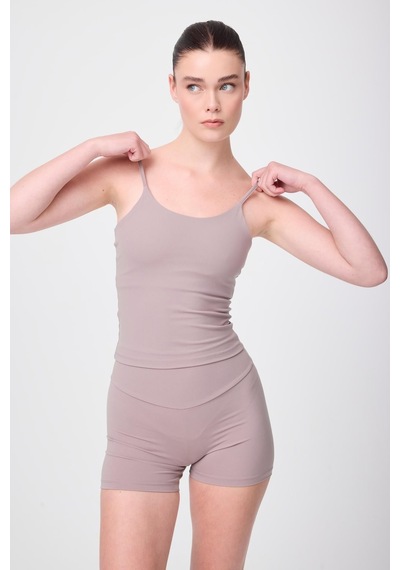 Crossover Atletik Spor & Aktif Yaşam Atlet Tank Top -2844 Kahve