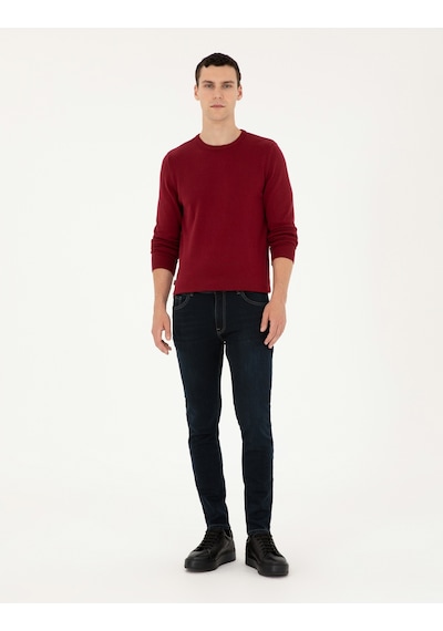 Pierre Cardin Erkek Vişne Kazak /triko 50296575-vr223 Vişne