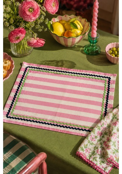 Pembe Çizgili Açık Yeşil - Lacivert Biyeli Amerikan Servisi 2'li Set 33x44 Cm Sofra Ve Masa Düzeni Dekoru Pembe - 887012704 Pembe Pembe Çizgili Açık Yeşil - Lacivert Biyeli Amerikan Servisi 2'li Set 33x44 Cm Sofra Ve Masa Düzeni Dekoru Pembe - 887012704 Pembe