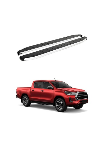 Toyota Hilux Revo 2015-2025 Yan Basamak Alyans Gri