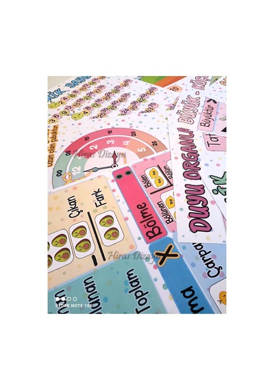 2. Sınıf Ders Sınıf Afişleri 10 Parça 30x42cm A3- Yeni Müfredat İlkokul Okul Öncesi Eğitici Sınıf Panosu Süsleme Set Kalın Kuşe Kağıt