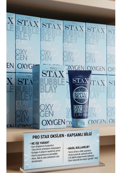 Stax Oxygen Köpüren Kil Maske Buble