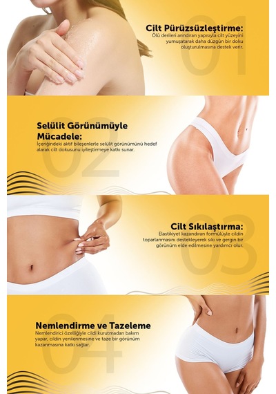 Vully Selülit Karşıtı Sıkılaştırıcı Arındırıcı ve Nemlendirici Mango Vücut Peelingi 250 ML