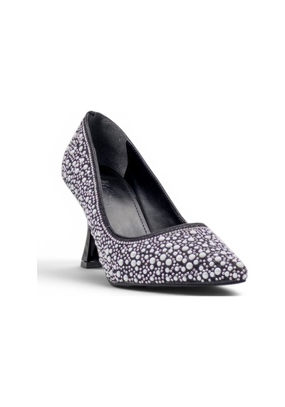 Beşler 0013 İncili Kadın Stiletto siyah