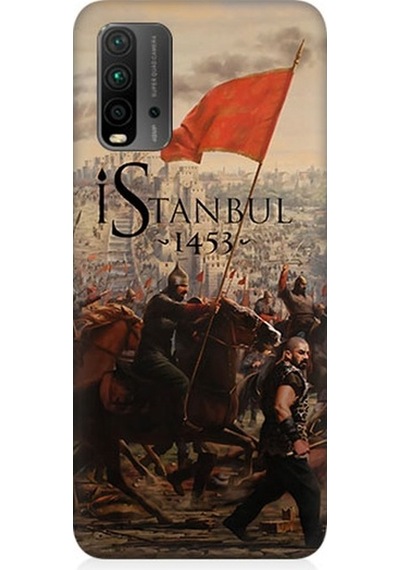 Xiaomi Redmi 9t Uyumlu İstanbul'un Fethi Desenli Silikon Kılıf