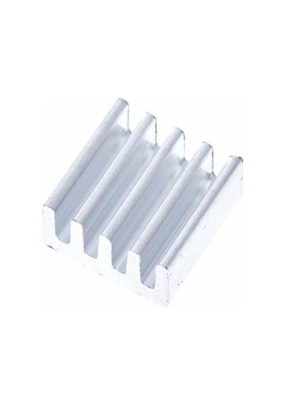 3 Adet Aluminyum Metal Soğutucu Blok Raspberry Pi Termal Etiket Gümüş Renk Radyatör Amfi Led