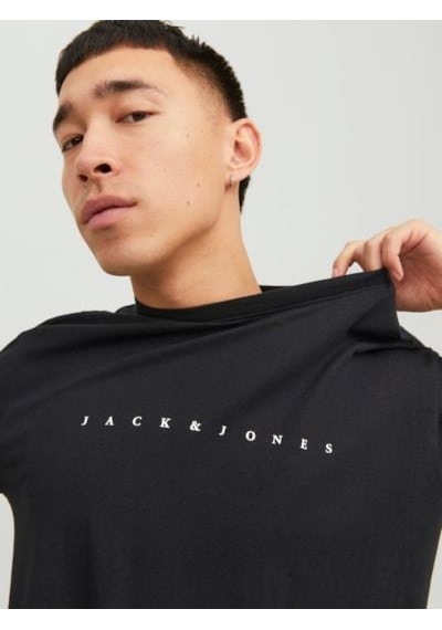 Jack & Jones Jack&jones Essentıals Jjestar Jj Tee Ss Noos Erkek T-shirt 12234746 Siyah