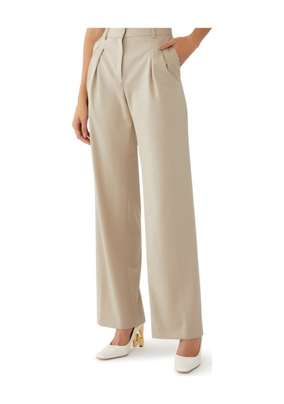 Loulou Studio Modern Kesim Pantolon Bej