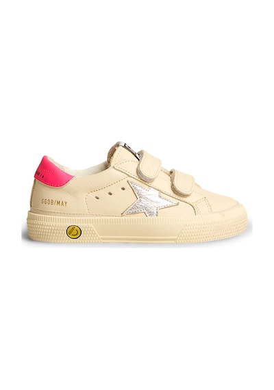 Golden Goose Kızlar Için Şık Deri Sneaker Ayakkabıları Beyaz