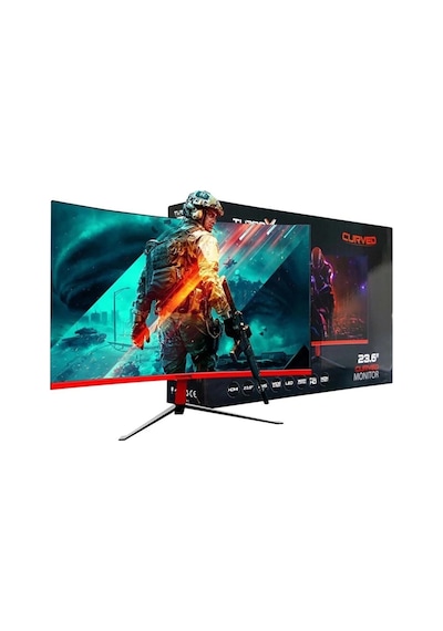 Trustier S Mt-l236cfhd 75hz 2ms Vga Hdmı 1920x1080 23.6'' R1800 Curved Frameless Monitör-130150