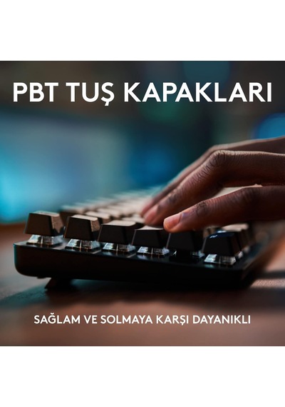 G413 Se Tkl Kablolu Oyuncu Klavyesi, Dokunsal Mekanik Anahtarlar, Arkadan Aydınlatmalı, Windows, Macos İle Uyumlu, Siyah