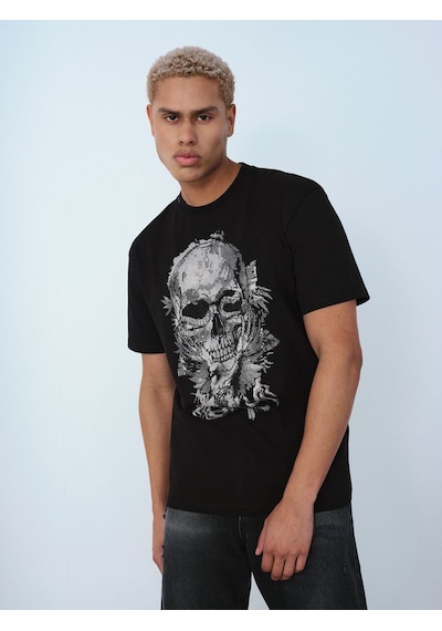 LOFT Regular Fit Erkek Tshirt K.kol Lf2037238 Q1.v1 Siyah