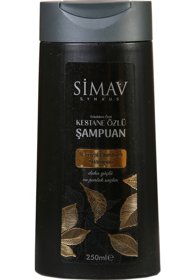 Simav Synaus Erkeklere Özel Kestane Özlü ve Termal Sulu Şampuan 250 ML