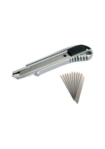 Metal Maket Bıçağı 18 Mm + Yedek Ağız